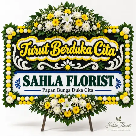 Papan Bunga Duka Mekar Baru